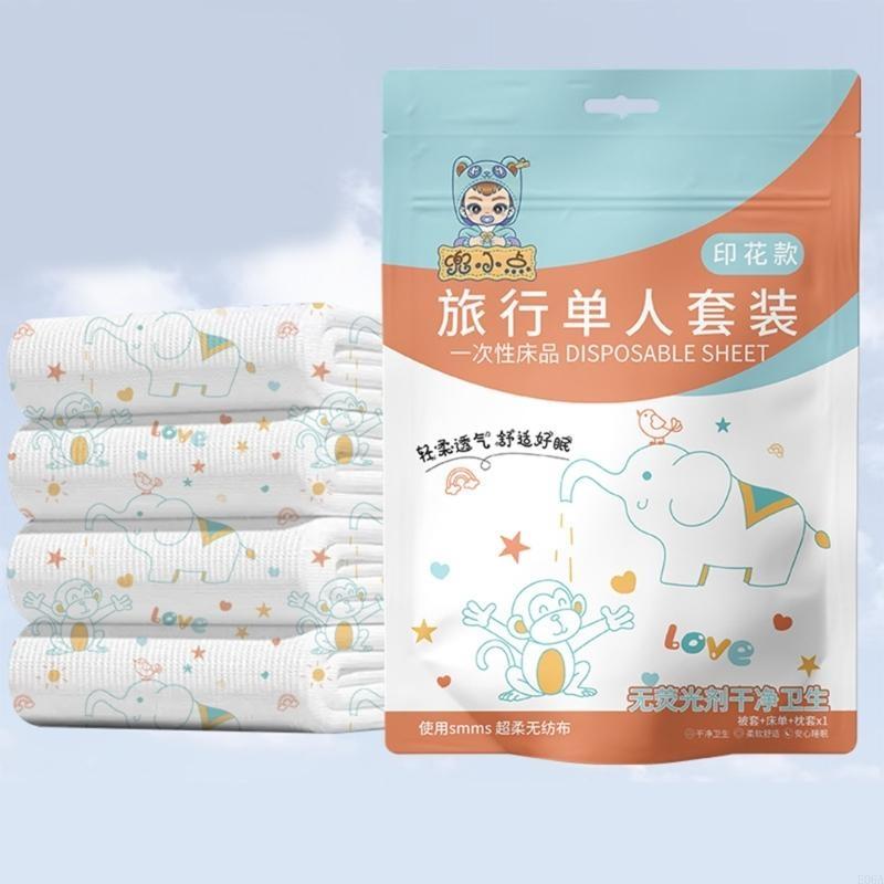 Outdoor Adventure America - 1Set Disposable Bed Sheets Covers Set