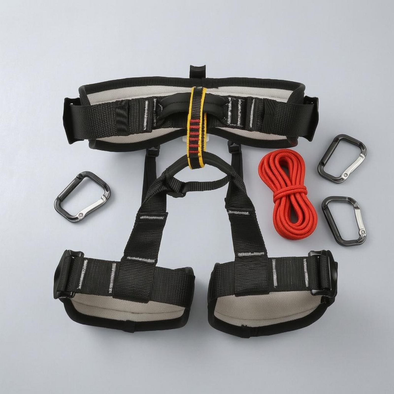 Harness Climbing Adjustable - Half Body Climbing Harness Padded Climbing