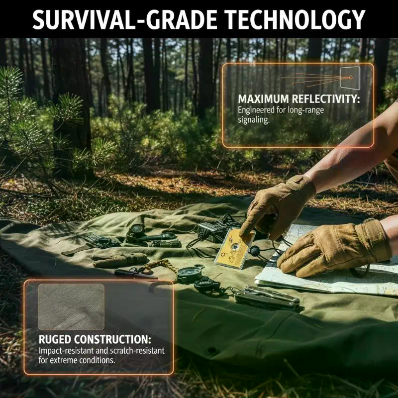 Outdoor Survival Signal Mirror - đánh giá và giá Signal Mirror Rescue
