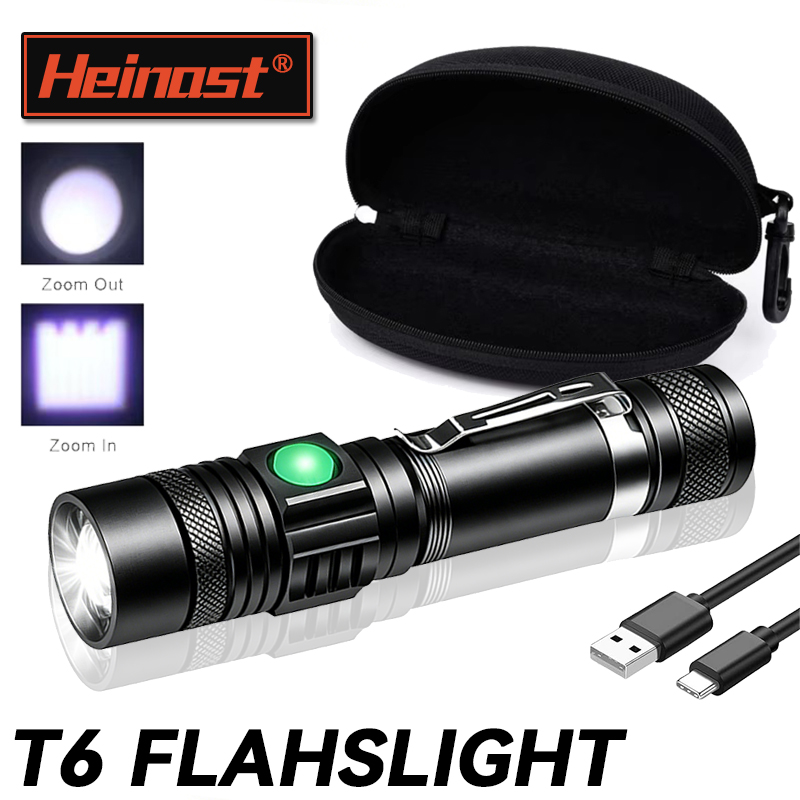 T6 LED Rechargeable Flashlight - đánh giá và giá Outdoor Adventure Travel
