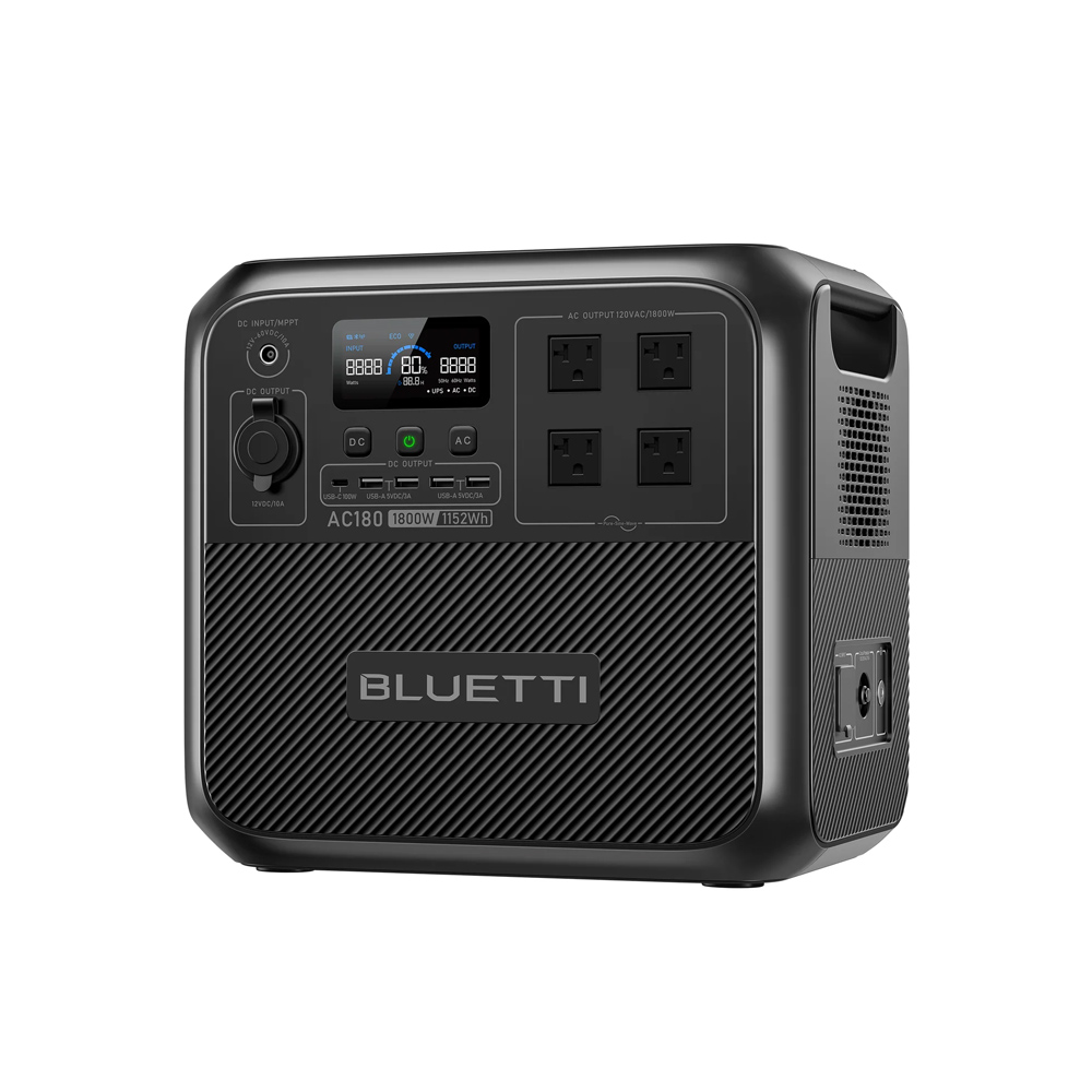 【RENEW】BLUETTI AC180 Solar Por - đánh giá và giá Outdoor Adventure Travel