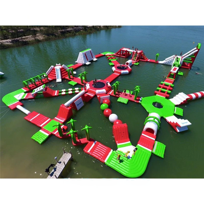 Giant Inflatable Water Park Ga - đánh giá và giá Outdoor Adventure Course