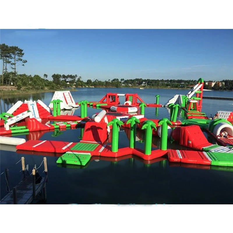 Giant Inflatable Water Park Ga - đánh giá và giá Outdoor Adventure Course