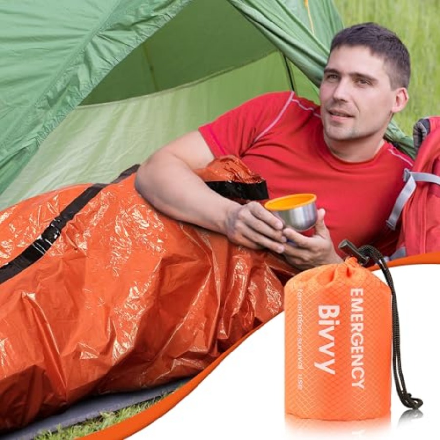 Emergency Sleeping Bag, Surviv - đánh giá và giá Bivy Sack Lightweight