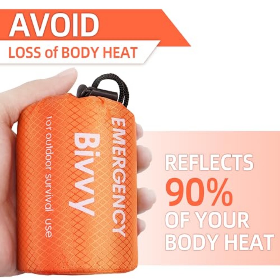 Emergency Sleeping Bag, Surviv - đánh giá và giá Bivy Sack Lightweight