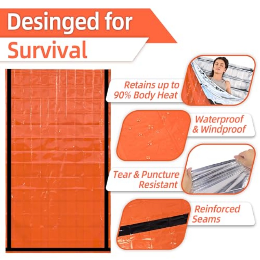 Emergency Sleeping Bag, Surviv - đánh giá và giá Bivy Sack Lightweight