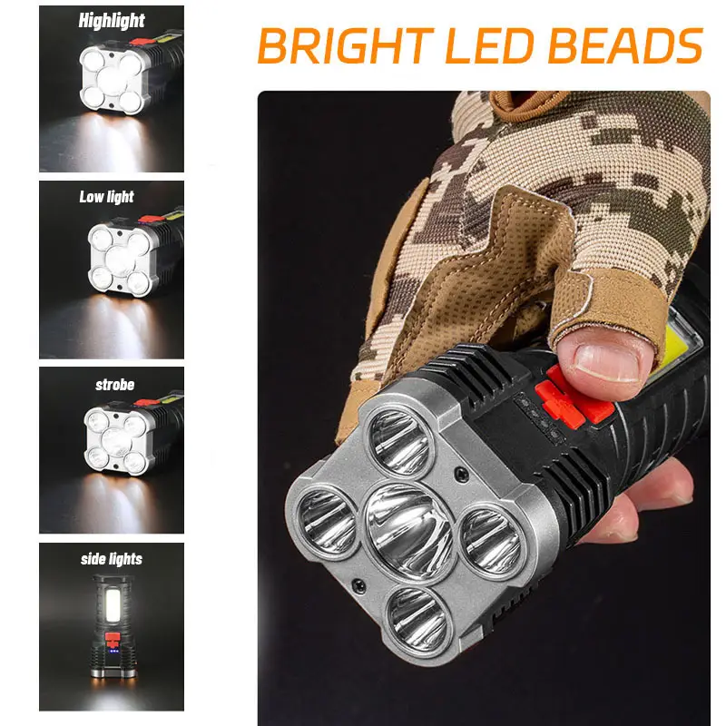 5 LED High Power Led Flashligh - đánh giá và giá Outdoor Adventure Travel