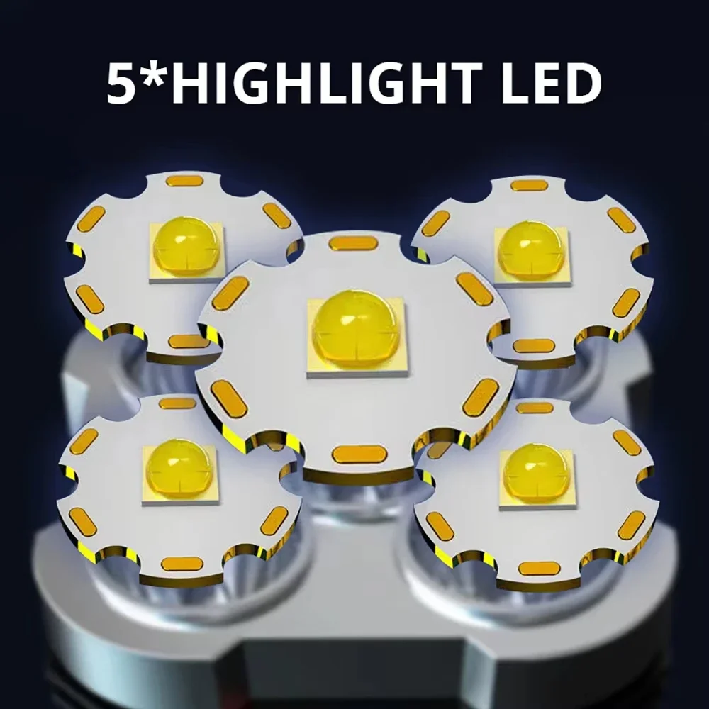 5 LED High Power Led Flashligh - đánh giá và giá Outdoor Adventure Travel