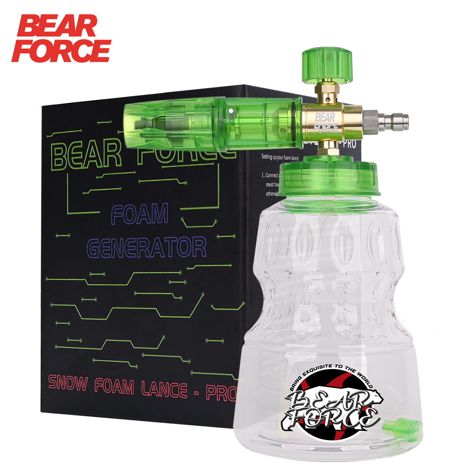 Pressure Washer Aluminum Foam  - đánh giá và giá Bear Spray Clip