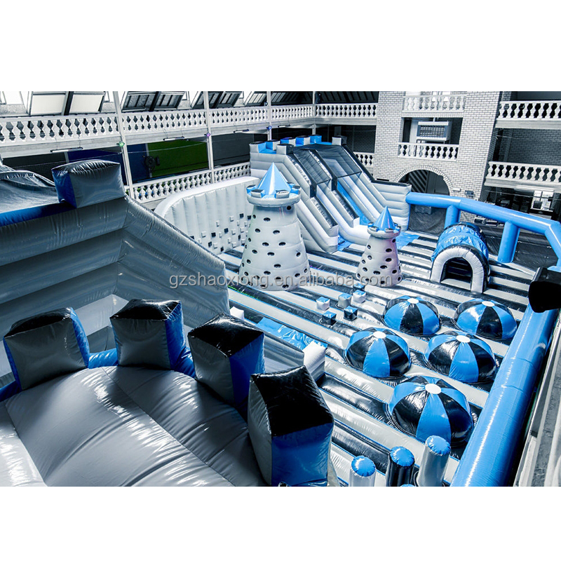 Indoor Inflatable Bounce Slide - đánh giá và giá Outdoor Adventure Course