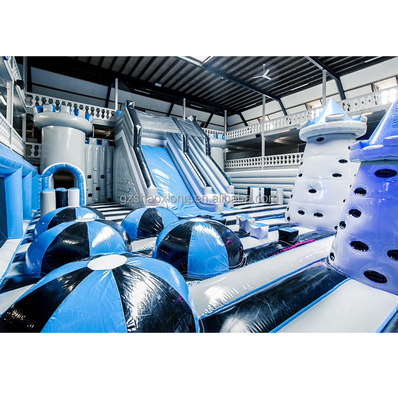Indoor Inflatable Bounce Slide - đánh giá và giá Outdoor Adventure Course
