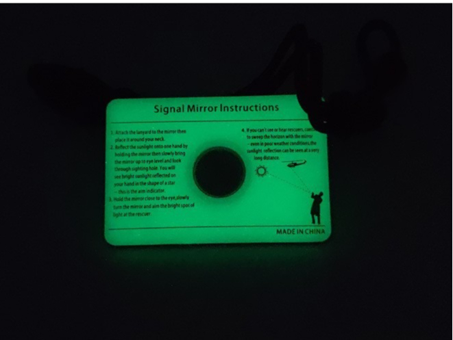 Rectangular Emergency Mirror M - đánh giá và giá Signal Mirror Rescue