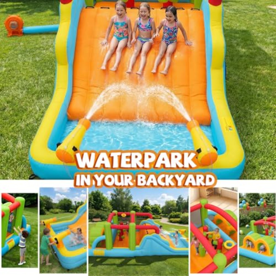 Big Bounce House for 3-12 Infl - đánh giá và giá Outdoor Adventure Course