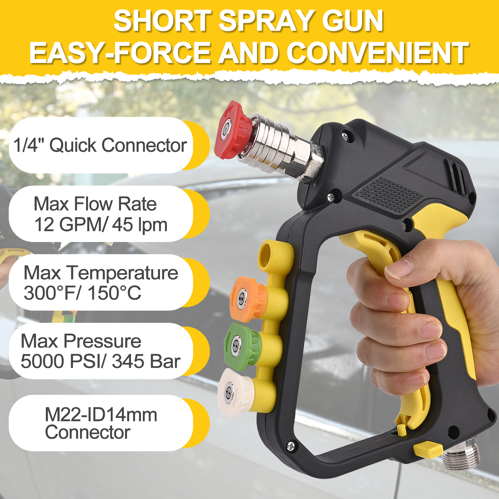 High Pressure Washer Short Spr - đánh giá và giá Bear Spray Clip