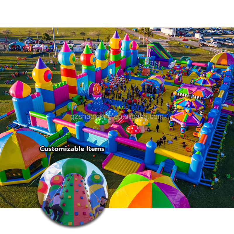 Commercial Inflatable Trampoli - đánh giá và giá Outdoor Adventure Course