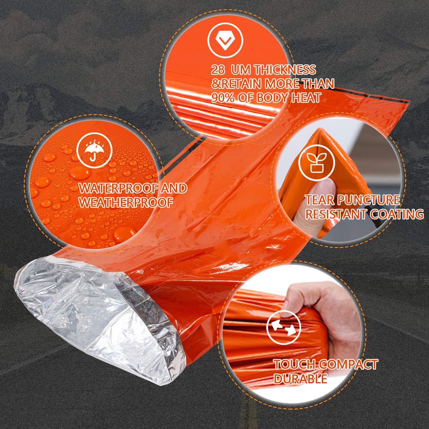 Emergency Sleeping Bag Surviva - đánh giá và giá Bivy Sack Lightweight