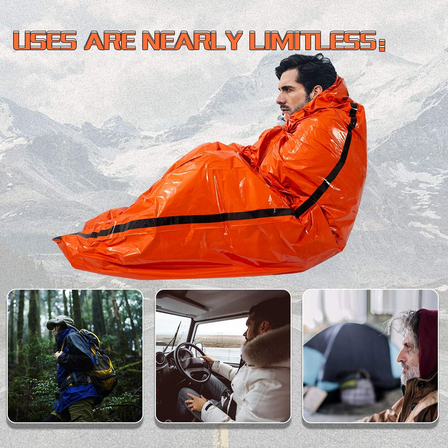 Emergency Sleeping Bag Surviva - đánh giá và giá Bivy Sack Lightweight