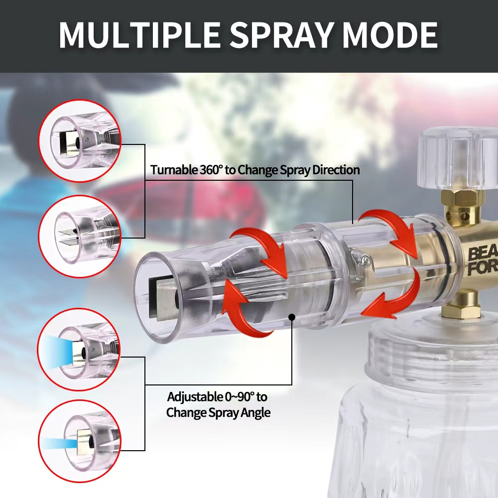 Pressure Washer Aluminum Foam  - đánh giá và giá Bear Spray Clip