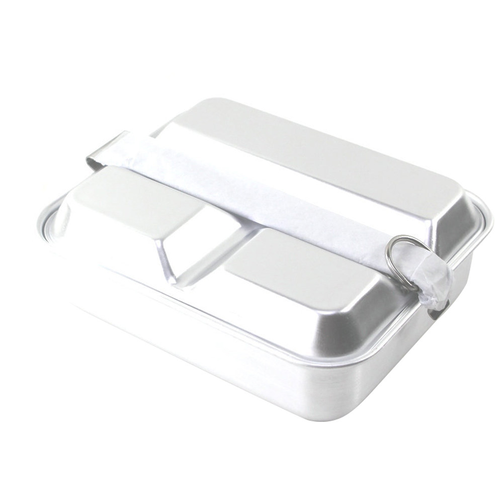 1Pcs Aluminum Lunch Box 3-Sect - đánh giá và giá Outdoor Adventure Box