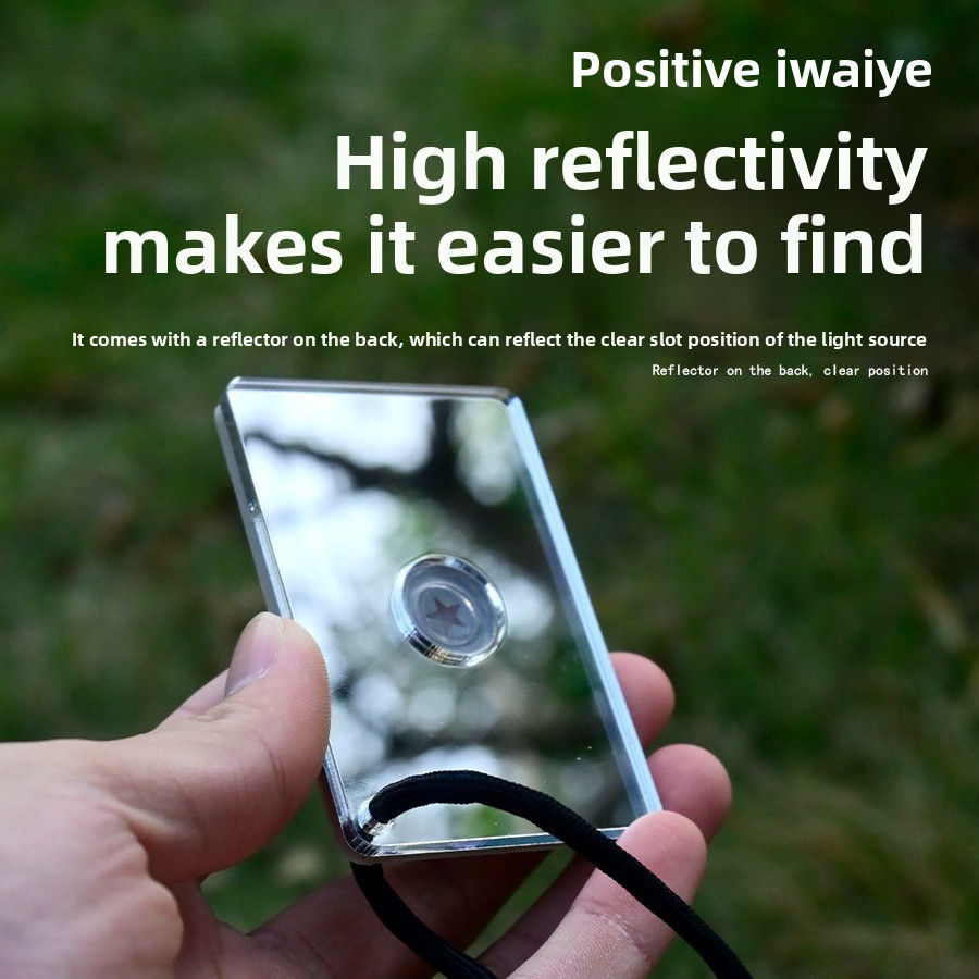 1PCS Outdoor Kayak Survival Si - đánh giá và giá Signal Mirror Rescue